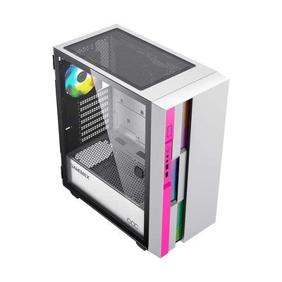 Case Gamemax Brufen C3 Wp Atx Usb 3.0/2.0 Fan Post 1*12Cm Argb + Coc 1*14Cm, Lat. Vidrio Temp Y Front Mesh + Tira Argb Controlador Hub 18 Modos Garantia 12 Meses