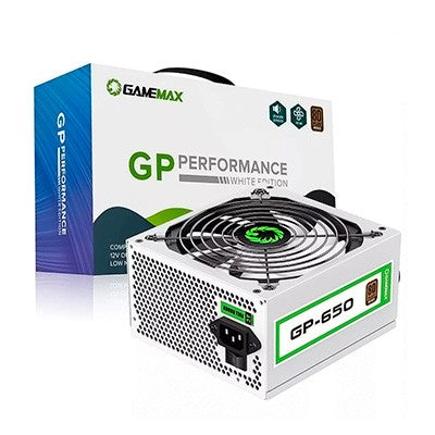 Fuente De Poder Gamemax 650W Gp-650 Bk 80+ Bronze Fan 14Cm 100-120V Garantia 12 Meses