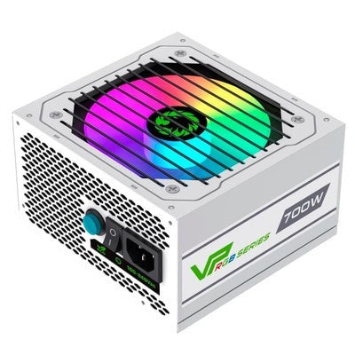 Fuente De Poder Gamemax 700Watts Vp-700-Rgb-S Bk Eficiencia 80+ Bronze Fan 12Cm Rgb Interruptor Eco On/Off 100-240V Garantia 12 Meses