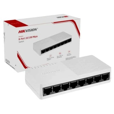 Switch Hikvision 8 Puertos Gigabit Plug & Play Ds-3E0508D-O Garantia 12 Meses