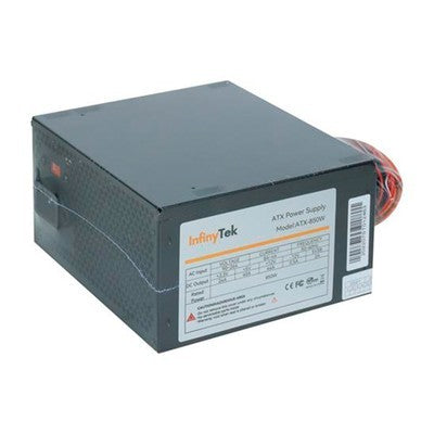 Fuente De Poder Certificada Infinytek 850 Wts 80 Plus Bronze 20+4 Pin 6*Sata 2*P8 (P4+P4) 2*P8 (6+2) 2*Ide1 Fan