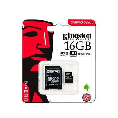 Memoria Micro Sd Kingston 16Gb