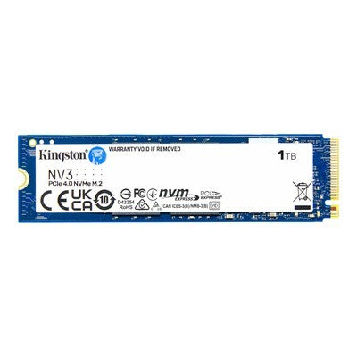 SSD 1TB KINGSTON M.2 2280 NVME PCIE 4.0 6000MB/S, 4000MB/S SNV3S/1000G GARANTIA 12 MESES