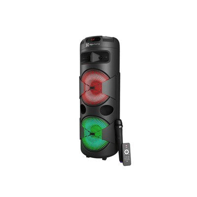 PARLANTE KLIPX MAG BLASTER PRO KLS890 PORTABLE PARTY 2X12" WIRELESS MICROFONO+ CONTROL NEGRO -  KLS-890