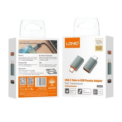 Adaptador Ldnio Lc140 Tc To Usb