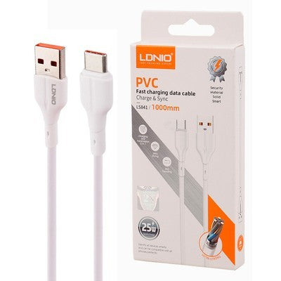 Cable Ldnio Ls841 1M 25W Usb-Iph - White