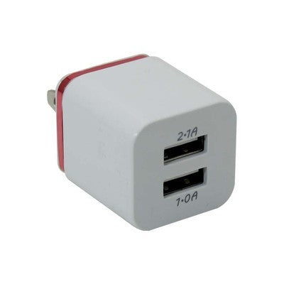 Cubo Cargador Ps-001 2*Usb 1A & 2,1A Garantia 6 Meses