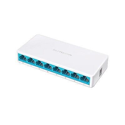 SWITCH MERCUSYS MS108 8 PUERTOS 10/100MBPS PLUG & PLAY GARANTIA 12 MESES