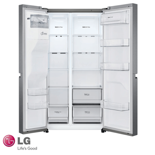 Refrigeradora LG Side by Side Con Dispensador 673 Litros Inverter