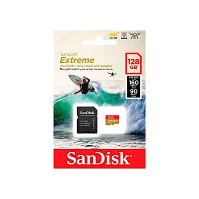 Memoria Micro Sd Sandisk 128Gb Extreme Uhs-I Microsdxc