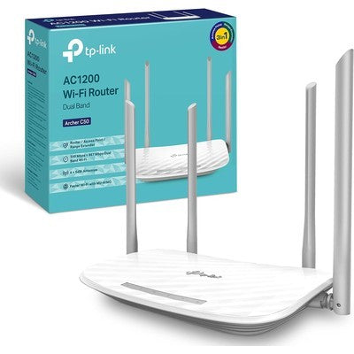 Router Tp-Link Archer C50 Ac1200 Dual Band 2.4Ghz 300Mbps Y 5Ghz 867Mbps Mu-Mimo, Multimodo 4 Ant * 5Dbi Garantia 12 Meses