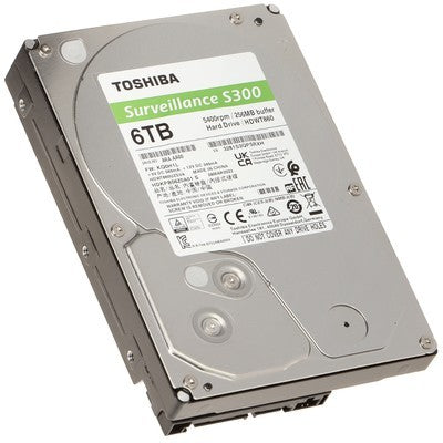 Disco Duro 6Tb Sata Toshiba 3.5" 5400Rpm S300 Surveillance