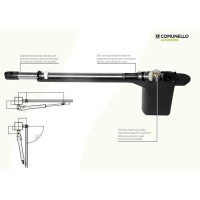 MOTOR PARA PUERTA ABATIBLE RAM 3M COMUNELLO