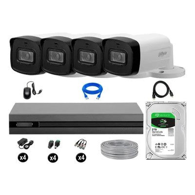 KIT 4 CAMARAS 40M EXTERIOR
