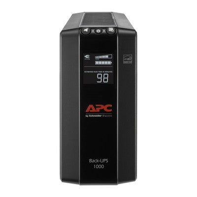Ups 1000Va/600W Apc Bx1000M-Lm60 Lcd 8 Tomas Nema 5-15R (4 Respaldo Y 4 Proteccion) Lcd De Estado Bateria 12V/10.5Ah Gar