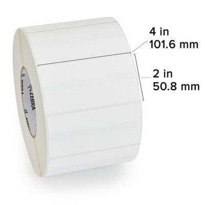 Etiquetas Zk-100027482 4X2In (101.6X50.8Mm) (Width*Height),3000 Sheets/Roll 3 Inch (Core Size)"