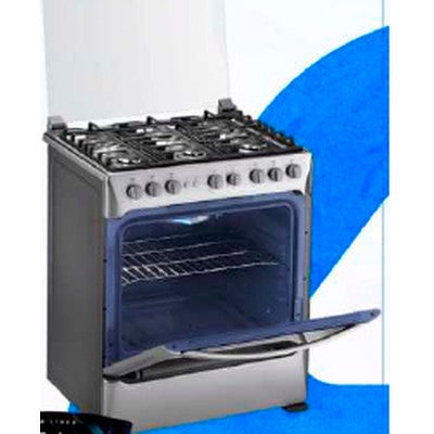 COCINA A GAS 30" 6 QUEMADORES + GRILL