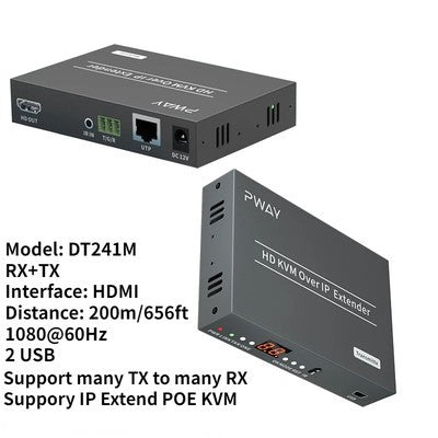 DT241M EXTENSOR KVM HDMI SOBRE IP