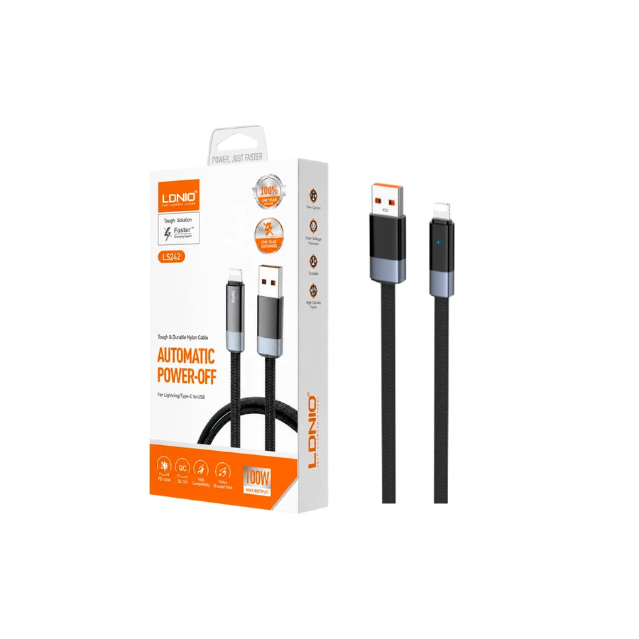CABLE LDNIO LS242 2M 30W USB-IPH