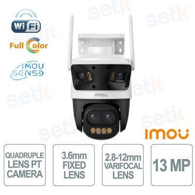 IMOU CRUISER PANO Z 4 LENTES 13MP WIFI/POE