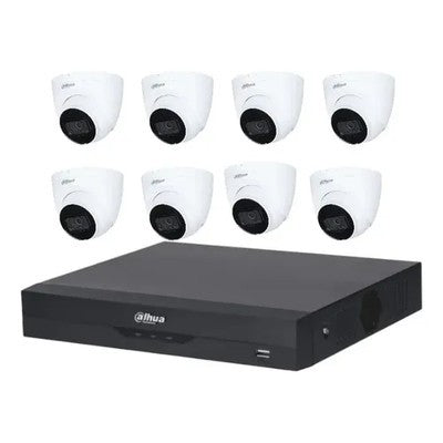 KIT 8 CAMARAS 40M EXTERIOR