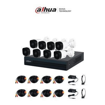 KIT 8 CÁMARAS CON AUDIO 1080 HD