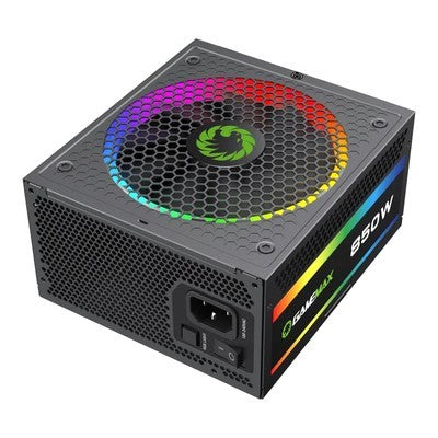 Fuente De Poder Gamemax 850W Rgb-850 Pro Bk Modular 80+ Gold Fan 14Cm Argb (25 Modos) 100-240V Atx3.1 Aura Sync Garantia