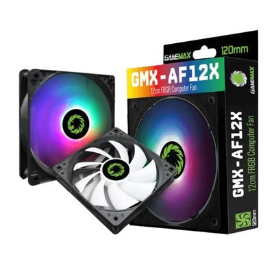 Ventilador Gamemax Gmx-Af12X Fan 12Cm Iluminacin Frgb 4 Colores Fijos 12V Conector: Molex + 3 Pines Garantia 12 Meses