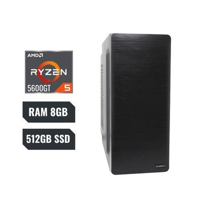 Cpu Desktop Computador De Escritorio Xtratech Xt56C500-W11 Ryzen 5 5600Gt Ram 8Gb Ssd 512Gb Windows 11 Home (Incluye Tec
