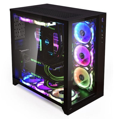 Case Gamer Lian Li O11 Dynamic Evo Rgb O11Dergbx Gaming Computer Case Tower - Black - Tempered Glass, Aluminum, Steel, M