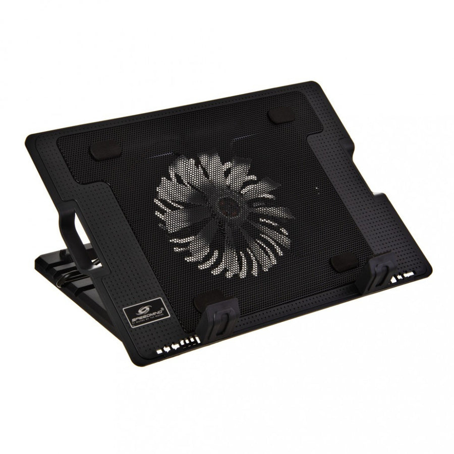 VENTILADOR SPEEDMIND COS01 5 NIVELES DE ALTURA 2 USB NEGRA