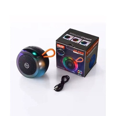 Parlante Jsjz Wireless Stereo Jz-888 Black-Black Rgb-Light