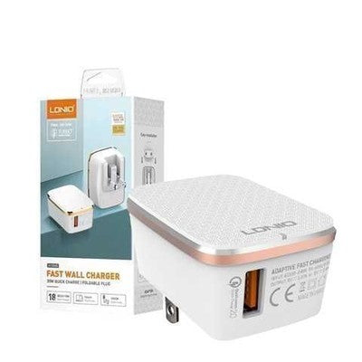 CARGADOR LDNIO A1204Q 18W 1P USB + CAB USB-IPH