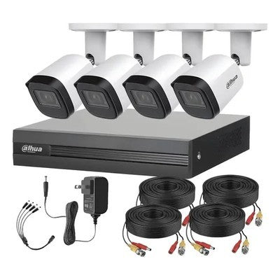 KIT 4 CÁMARAS CON AUDIO 5MP