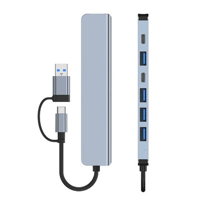 HUB ENV 7 EN 2 A + C PD 65W: USB 7-IN-2 HUB