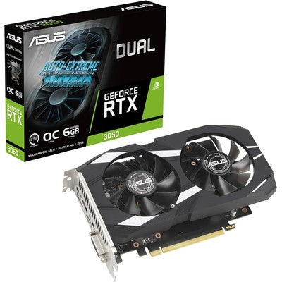 TARJETA DE VIDEO ASUS DUAL GEFORCE RTX 3050 OC 6GB GDDR6