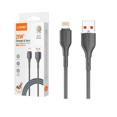 Cable Ldnio Ls851 1M 25W Usb-Iph - Cordon Black