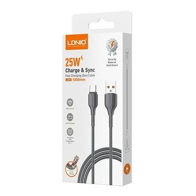 CABLE LDNIO LS851 1M 25W USB-V8 - BLACK
