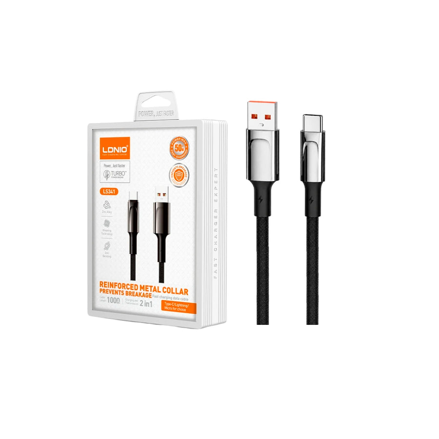 CABLE LDNIO LS341 1M 50W USB-TC