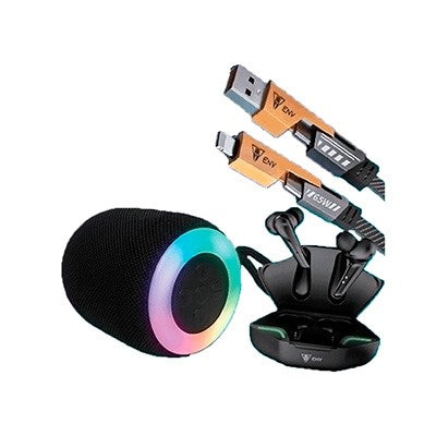 COMBO ENV 3 EN 1 TW BUDS + SPEAKER + CABLE FLEX 4 EN 1