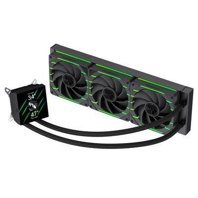 Refrigeracion Gamemax Hailstorm 360  Lcd Bk Fan- Refrigeracion Liquida