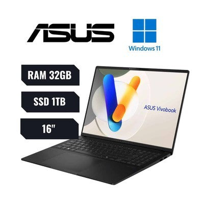 Laptop Asus Vivobook S5606Ca-Sb92 Core™ Ultra 9 285 Ram32Gb Ddr51Tb Ssd 16" (2880X1800) 120Hz Oled Win11 Mist Blue Backl