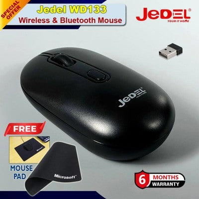 Mouse Jedel Wireless Recargable Wd133